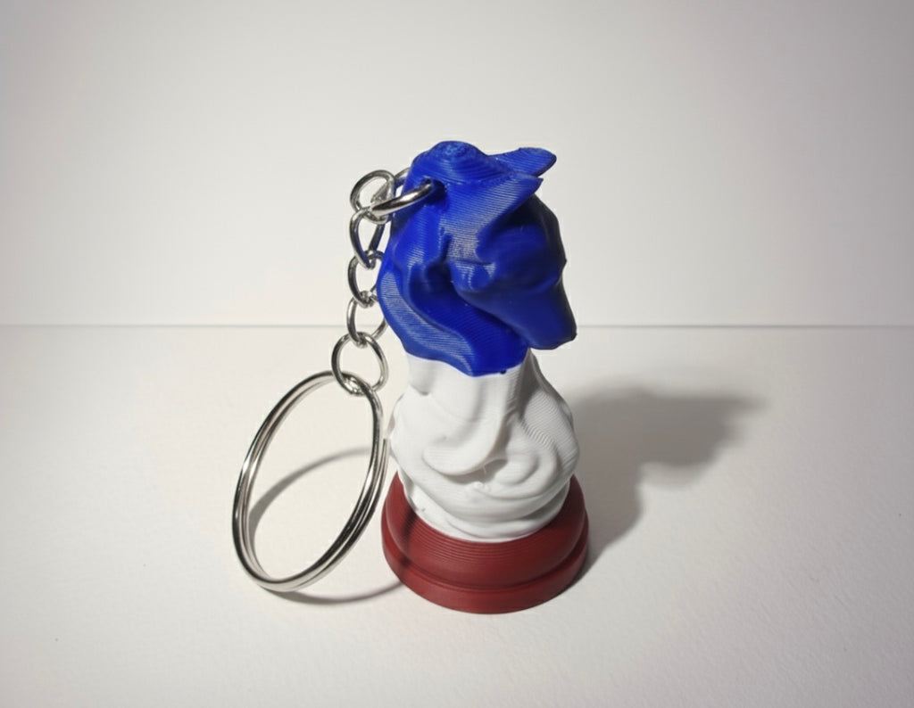 Porte-clés Cavalier édition florale