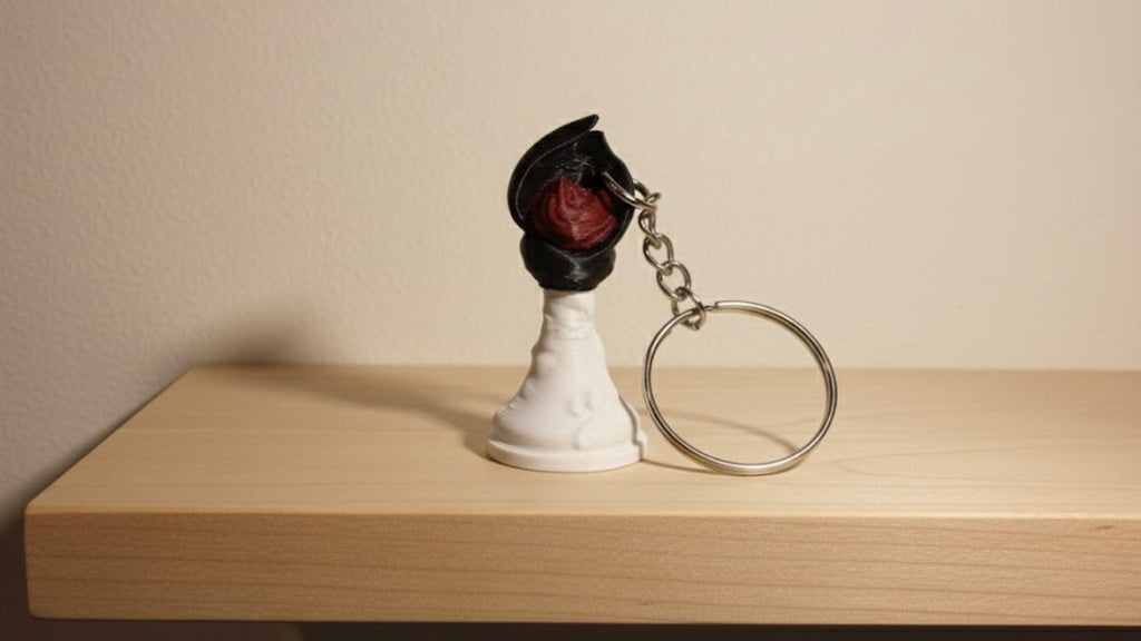 Porte-clés Fou édition florale