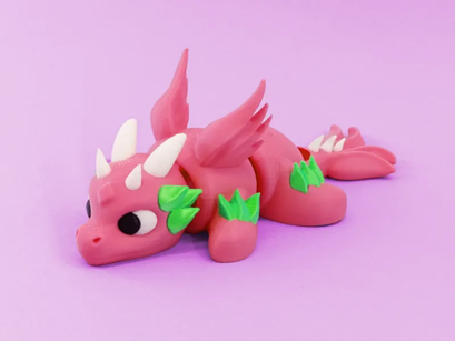 Dragon Rose Articulé