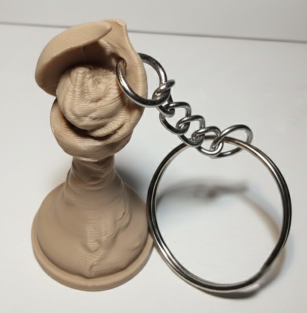 Porte-clés Fou édition florale