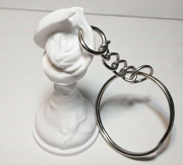 Porte-clés Fou édition florale