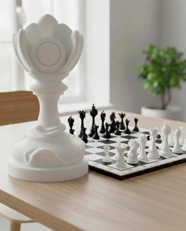 Trophée Pion édition florale