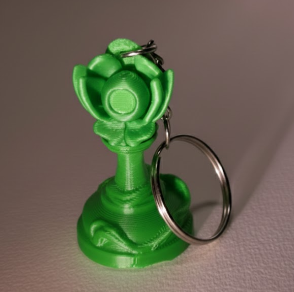 Porte-clés Pion édition florale