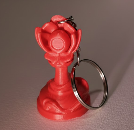 Porte-clés Pion édition florale