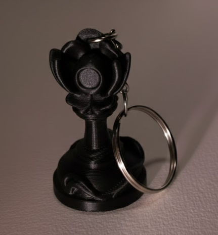 Porte-clés Pion édition florale