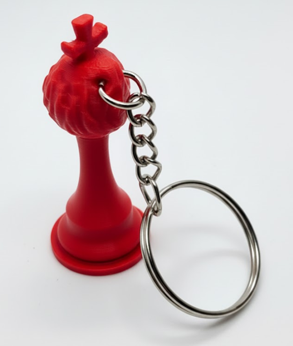 Porte-clés Roi édition florale