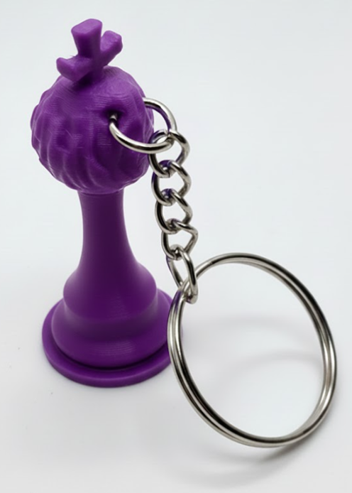 Porte-clés Roi édition florale