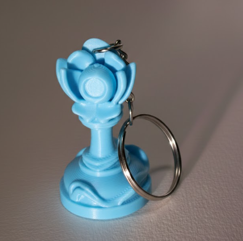 Porte-clés Pion édition florale