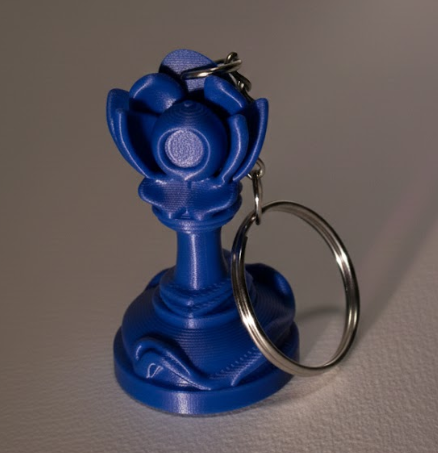 Porte-clés Pion édition florale