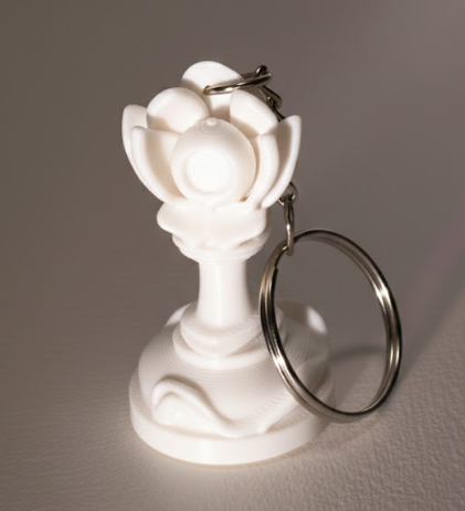 Porte-clés Pion édition florale