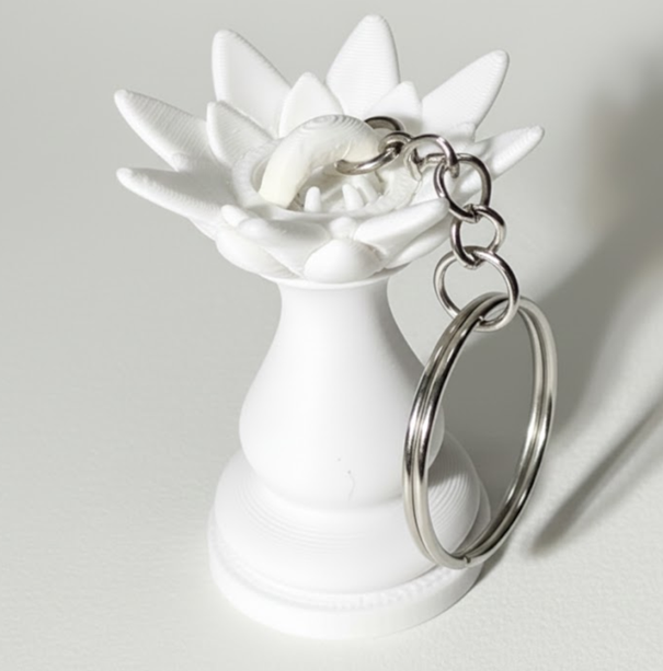 Porte-clés Tour édition florale