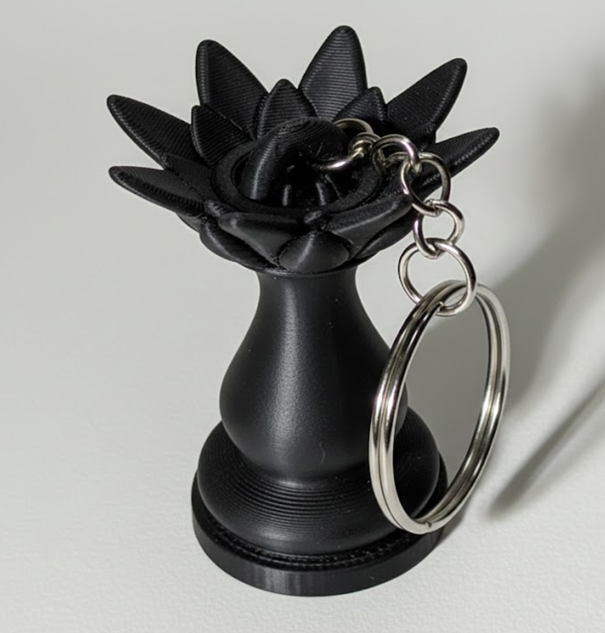 Porte-clés Tour édition florale