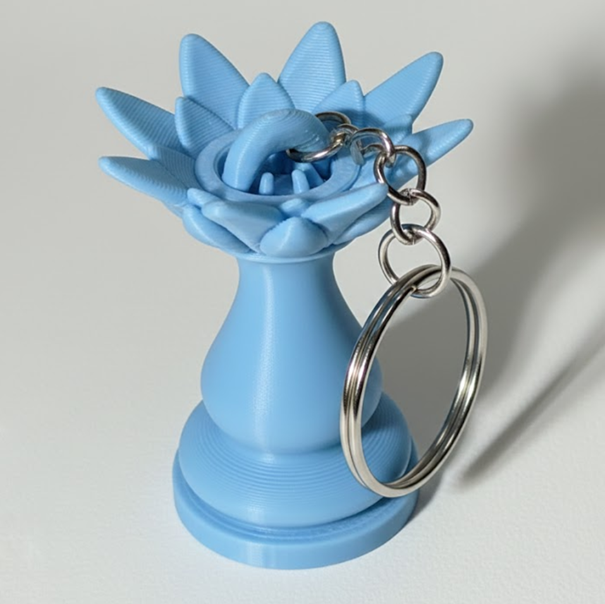 Porte-clés Tour édition florale