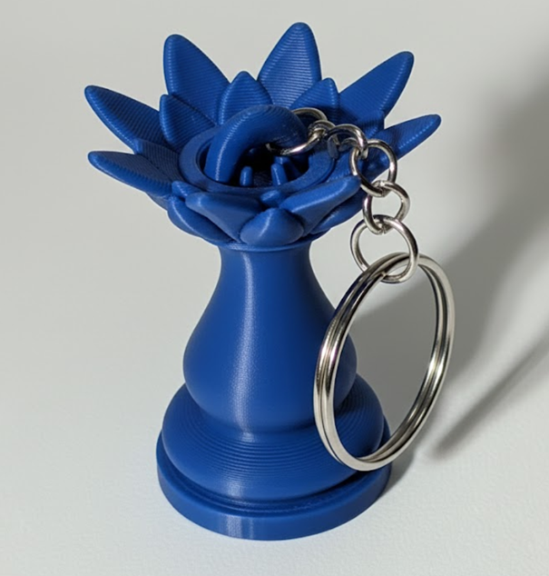 Porte-clés Tour édition florale