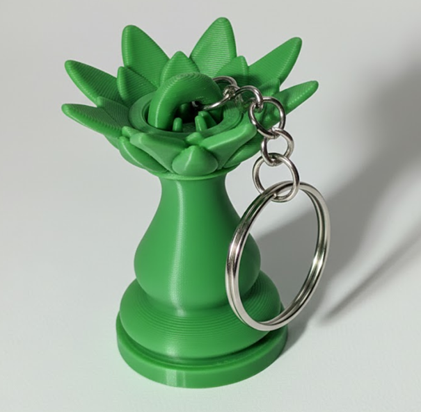 Porte-clés Tour édition florale