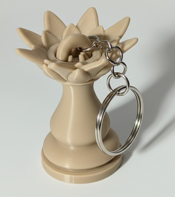 Porte-clés Tour édition florale