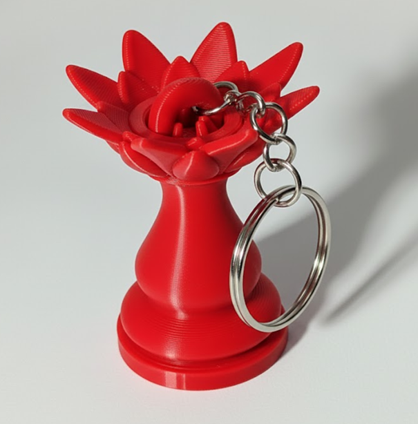 Porte-clés Tour édition florale