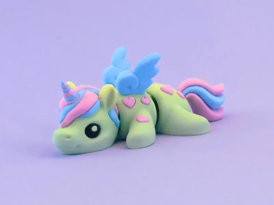 Dragon licorne Articulé