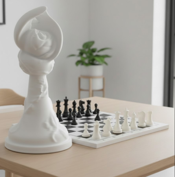 Trophée Fou édition florale