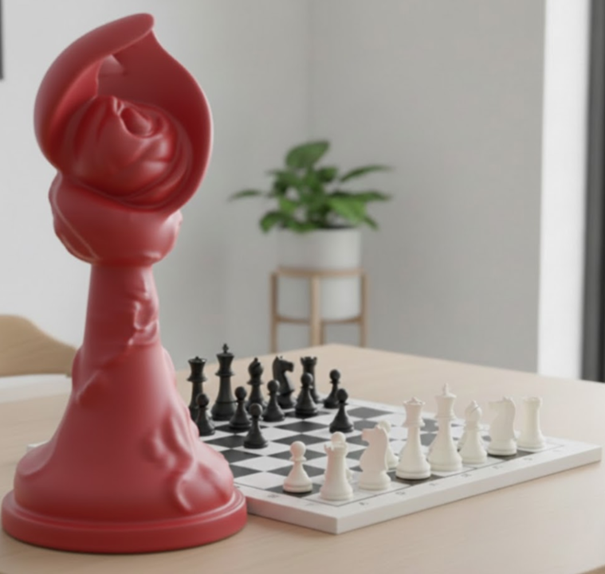 Trophée Fou édition florale