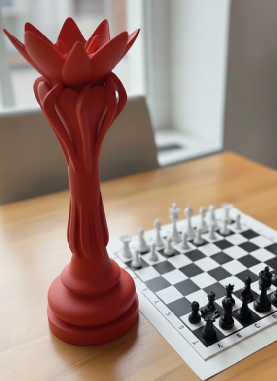 Trophée Dame édition florale