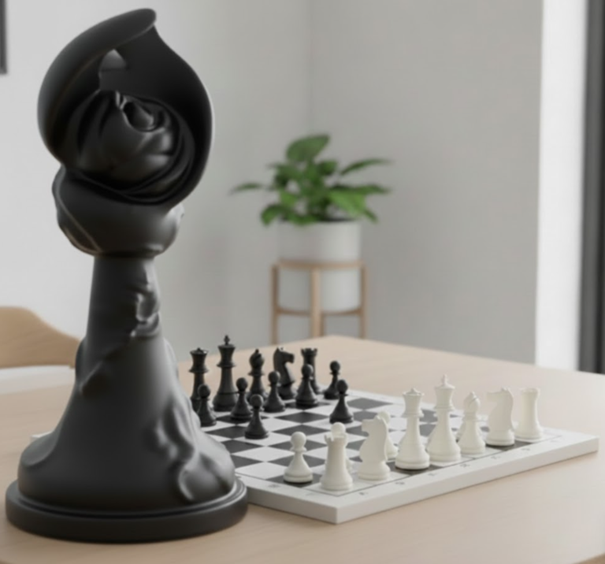 Trophée Fou édition florale