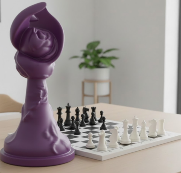 Trophée Fou édition florale