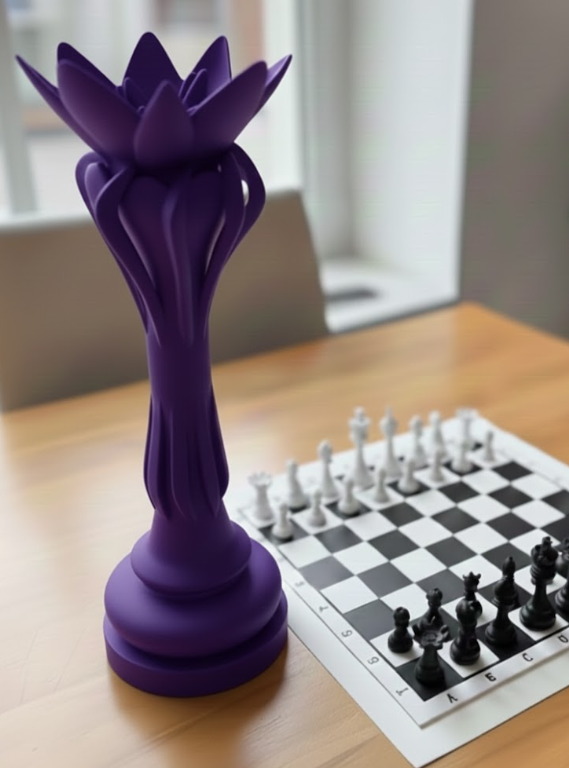 Trophée Dame édition florale