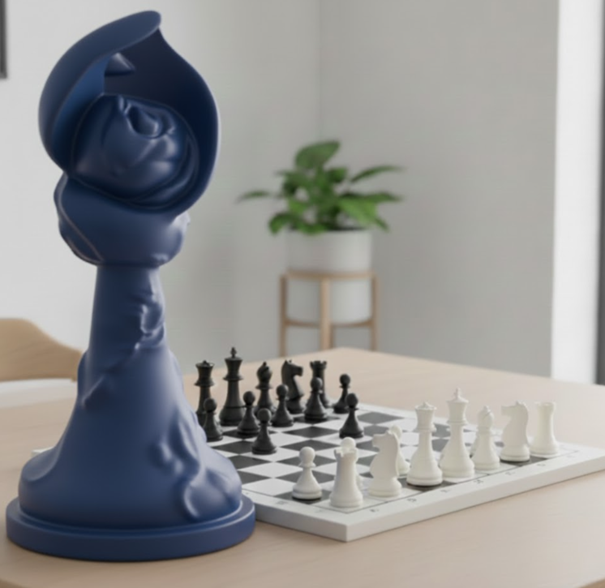 Trophée Fou édition florale