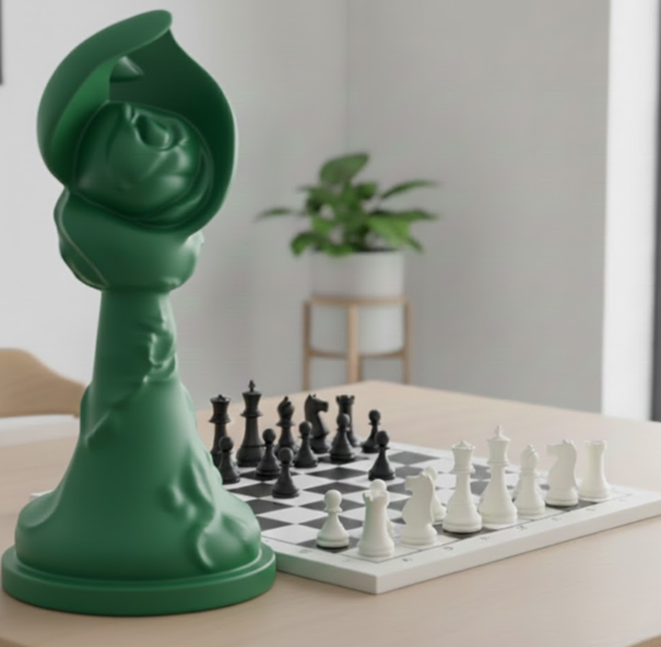 Trophée Fou édition florale