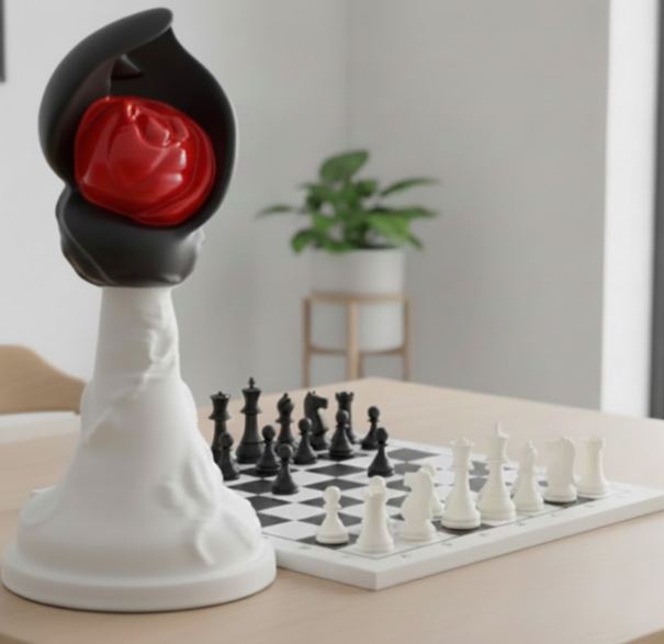 Trophée Fou édition florale