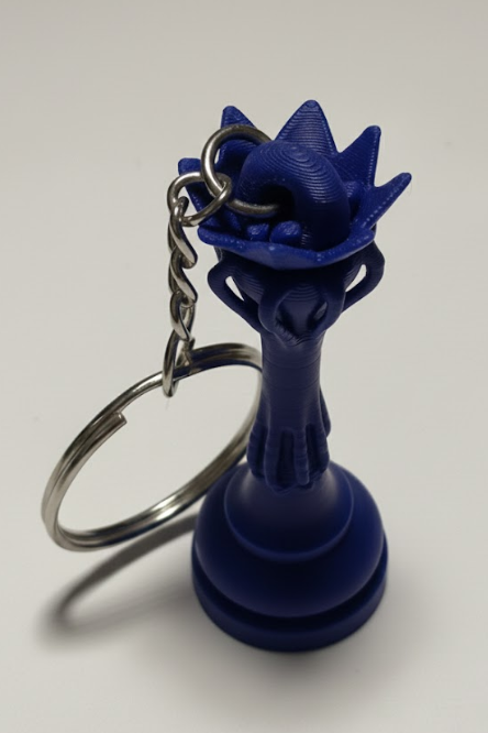 Porte-clés Dame édition florale