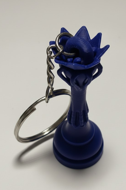 Porte-clés Dame édition florale