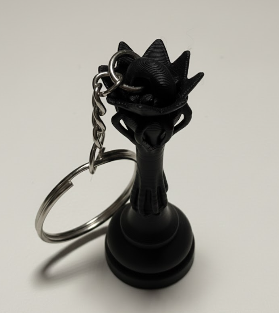 Porte-clés Dame édition florale