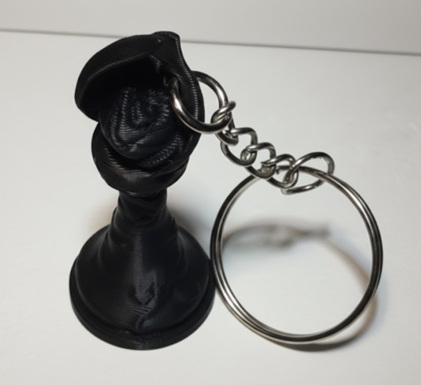 Porte-clés Fou édition florale