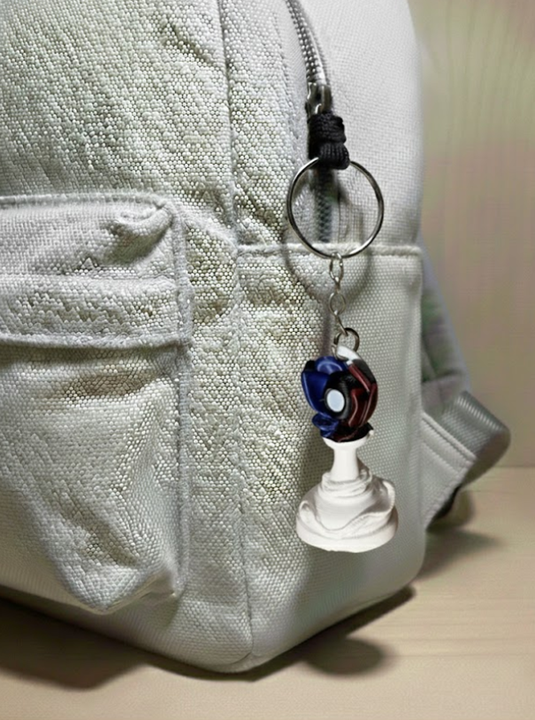 Porte-clés Pion édition florale