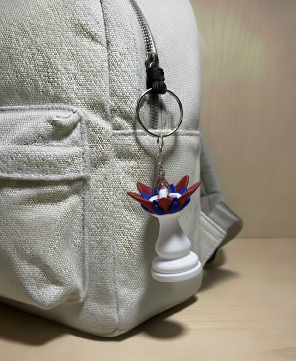 Porte-clés Tour édition florale